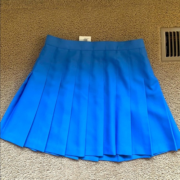 American Apparel Dresses & Skirts - Super cute blue pleated skirt!!